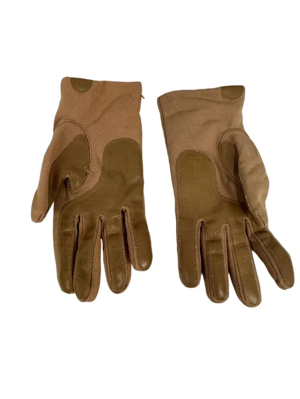 Thinsulate Lined Gloves Brown Tan Unisex Warm Nylon Vinyl Insulation Winter